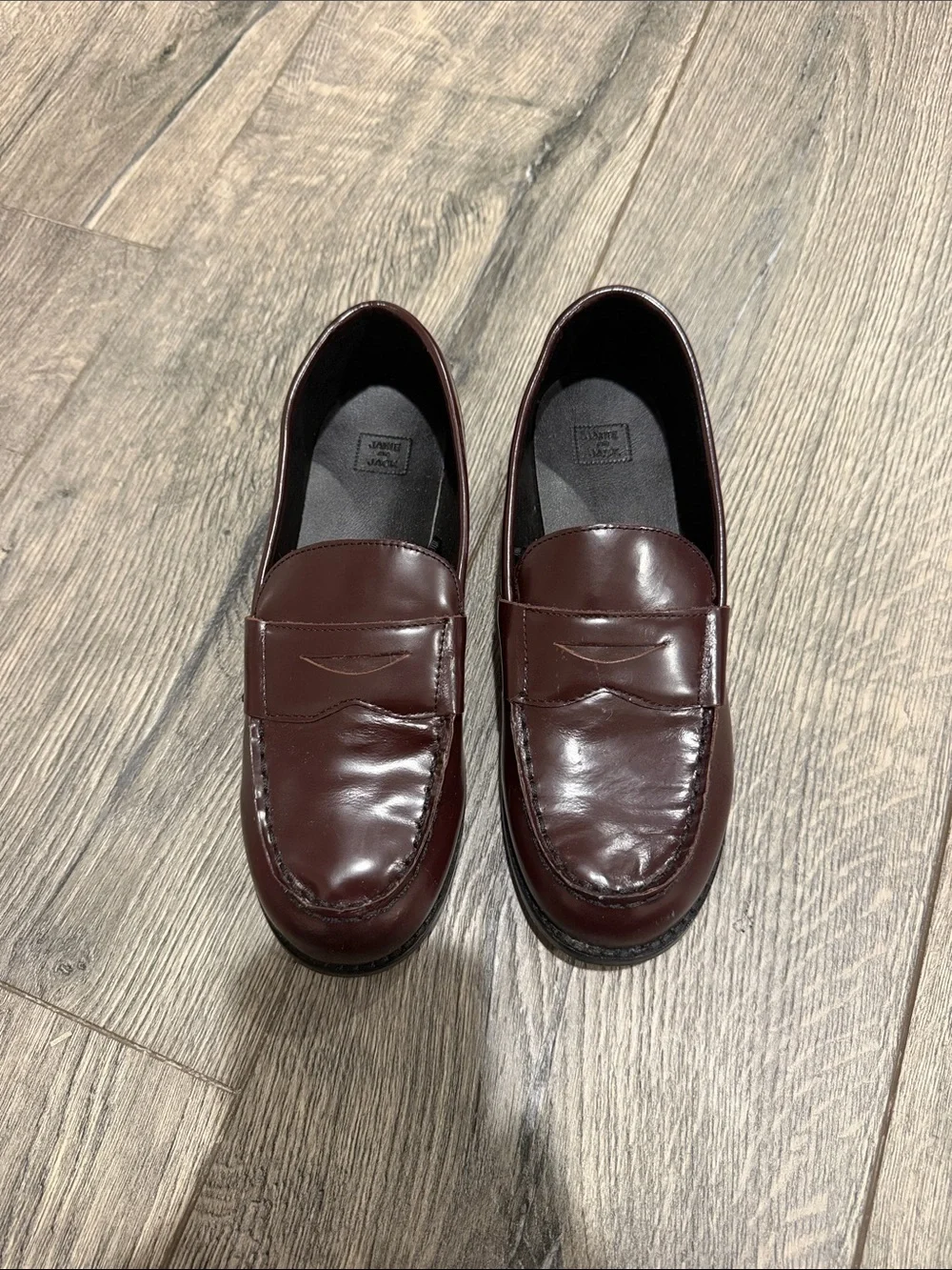 • Janie and Jack • Boys Slip On Loafers Leather Brown 1